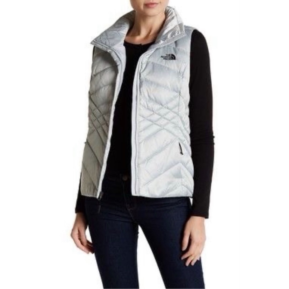 The North Face Women's Aconcagua Quilted Vest Silver Small